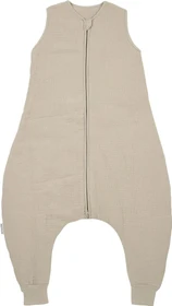 Meyco Pre-Washed Musselin Jumper Schlafsack Gr.92, 2TOG, 18-36M sand