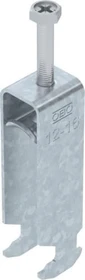 OBO Bettermann Bügelschelle 2056 H-Fuß, 3-fach, Metalldruckwanne, FT