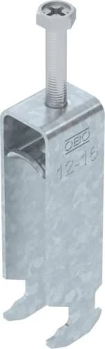 OBO Bettermann Bügelschelle 2056 H-Fuß, 3-fach, Metalldruckwanne, FT