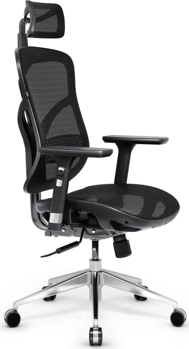 Diablo Chairs V-Basic Ergonomischer Bürostuhl, schwarz/schwarz