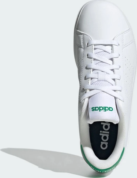 adidas Advantage Base 2.0 cloud white/green (Junior)