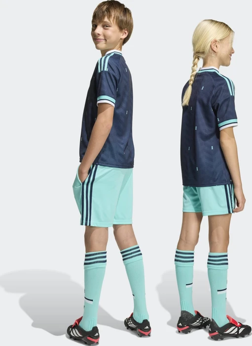 adidas FIFA WM 2026 Deutschland Auswärtsshorts flash aqua (Junior)