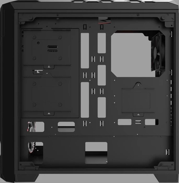 AZZA Storm 6000B, schwarz, Glasfenster