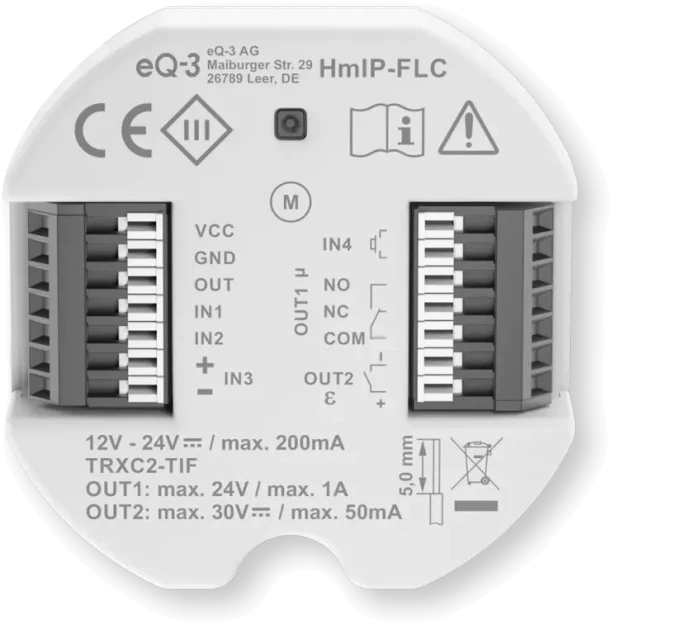 eQ-3 Homematic IP Universal Motorschloss Controller, Unterputz, Schaltaktor