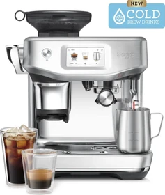 Sage SES882BSS The Barista Touch Impress mit Kaltextraktion gebürstetes edelstahl