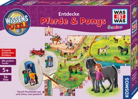 Kosmos Wissenspuzzle WAS IST WAS Junior Entdecke den Ponyhof