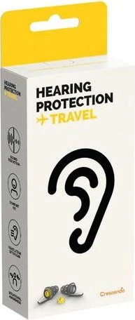 Wellneuss Crescendo Hearing Protection Ohrstöpsel Travel, 4 Stück (verschiedene Größen)