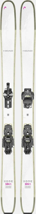 Head KORE 104 Ti Freeride + Attack Hybrid 14 MN/PT (inkl. Bindung) (Damen) (Modell 2025/2026)