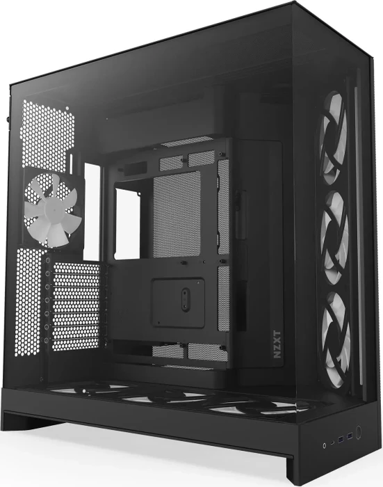 NZXT H9 Flow RGB+ [2025] Black, schwarz, Glasfenster
