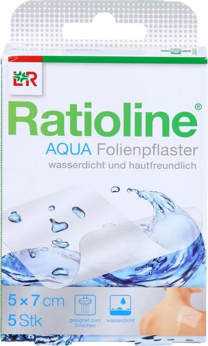 Lohmann & Rauscher Ratioline Aqua Duschpflaster, 5 x 7cm, 5 Stück