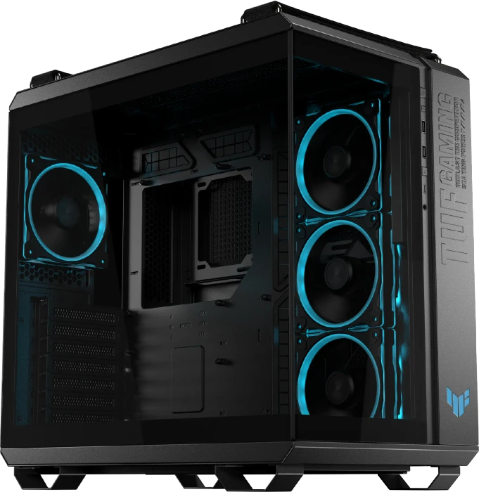 ASUS TUF Gaming GT502 Horizon TG ARGB Black, Glasfenster