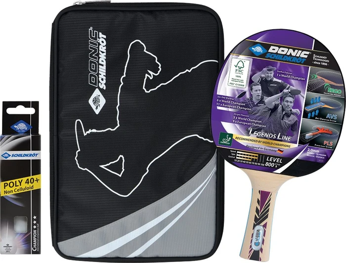 Donic Schildkröt Legends 800 FSC Tischtennis-Set