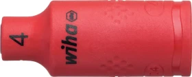 Wiha 7209NS Außensechskant Steckschlüssel 1/2", 4x42mm