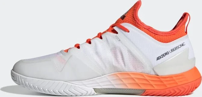 adidas Adizero Ubersonic 4 cloud white/silver metallic/solar red (Herren)