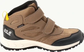 Jack Wolfskin Woodland Texapore Mid VC brown/phantom (Junior)