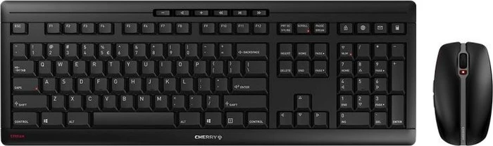 CHERRY Stream Desktop Recharge schwarz, USB, EU Image