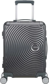 American Tourister Soundbox Spinner Alu S brushed anthracite