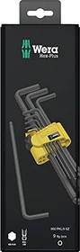 Wera 950/9 Hex-Plus Imperial 1 SB zöllig Innensechskant Winkelschlüsselsatz, 9-tlg.