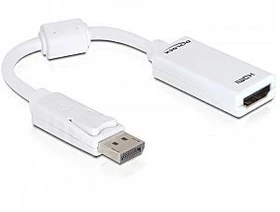 DeLOCK DisplayPort 1.1/HDMI Adapterkabel weiß, 0.22m