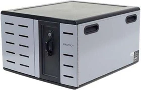 Ergotron Zip12 Desktop-Ladeschrank, Notebook, Tablet und Smartphone, 12 Geräte bis 14", versperrbar