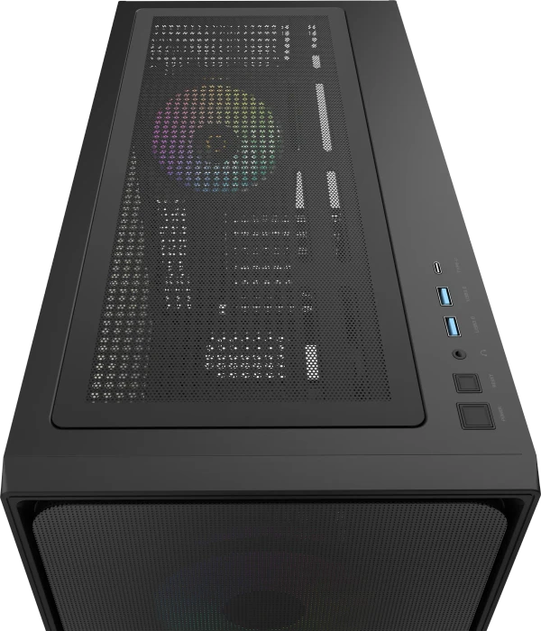 Ocypus Delta C70 ARGB, schwarz, Glasfenster