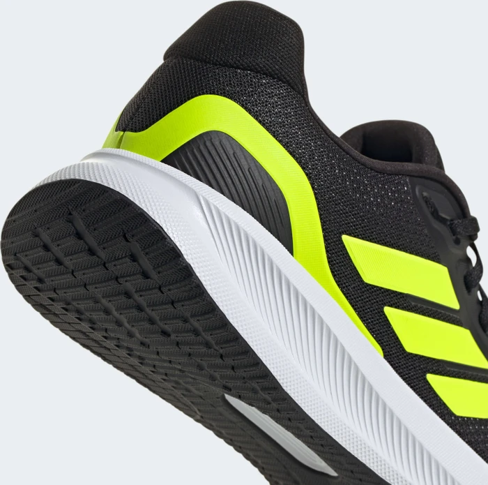 adidas Runfalcon 5 core black/lucid lemon/cloud white (Herren)