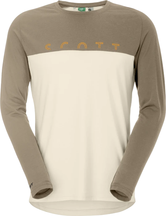 Scott Defined DRI Funktionsshirt langarm toast beige/cotton white (Herren)