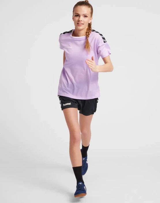 hummel Authentic Poly Jersey Funktionsshirt kurzarm violett (Damen)