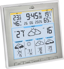 TFA Dostmann TFA.me ID-08 Funkwetterstation weiß, digital