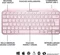 Logitech MX Keys Mini, rosa, LEDs weiß, Logi Bolt, Rose, USB/Bluetooth, FR Vorschaubild