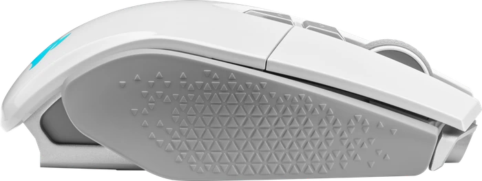 Corsair Gaming M65 RGB Ultra Wireless, weiß/hellgrau, USB/Bluetooth