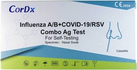 CorDx Influenza A/B + COVID-19/RSV Combo Antigen Schnelltest, 1 Stück