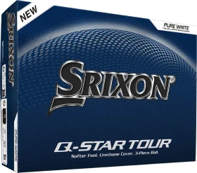 Srixon Q-Star Tour Golfbälle pure white, 12 Stück