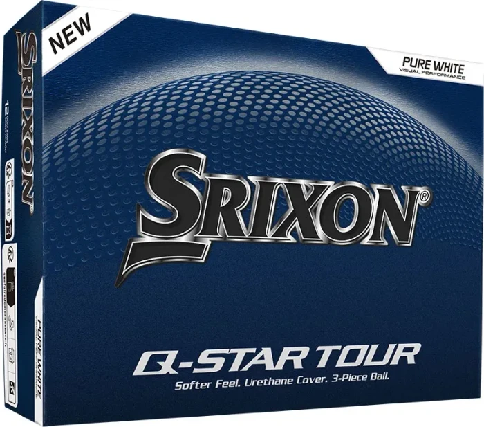 Srixon Q-Star Tour Golfbälle pure white, 12 Stück