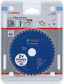 Bosch Professional Expert for Aluminium Kreissägeblatt 42Z, 120x1.2x20mm, 1 Stück