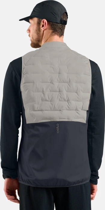 Odlo Zeroweight Insulator Laufweste silver cloud/india ink (Herren)