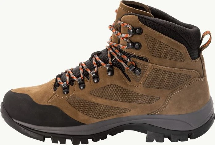 Jack Wolfskin Rebellion Texapore Mid braun/rot (Herren)