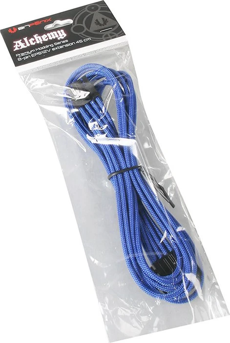 BitFenix Alchemy 8-Pin EPS12V Verlängerung 45cm, sleeved blau