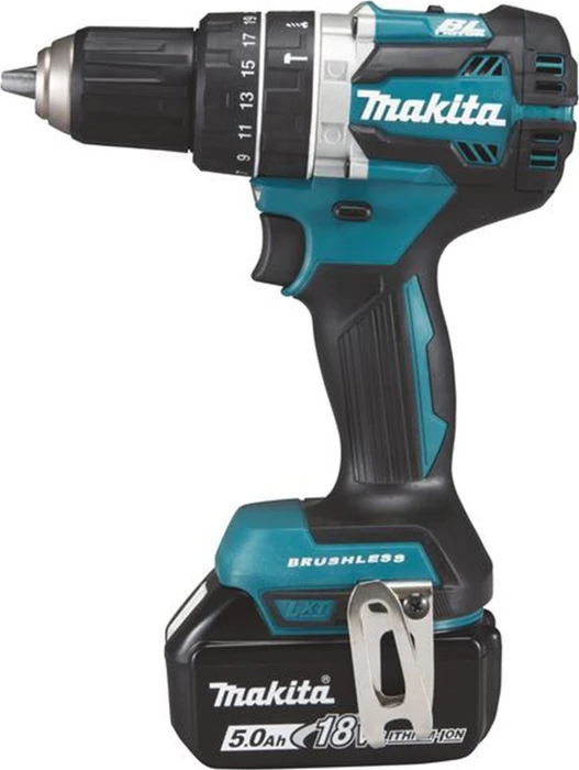 Makita DHP484RT3J Akku-Schlagbohrschrauber inkl. MAKPAC + 3 Akkus 5.0Ah