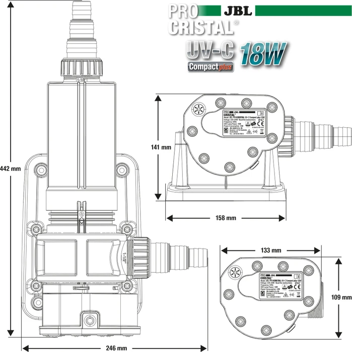 JBL Pro Cristal UV-C Compact Plus