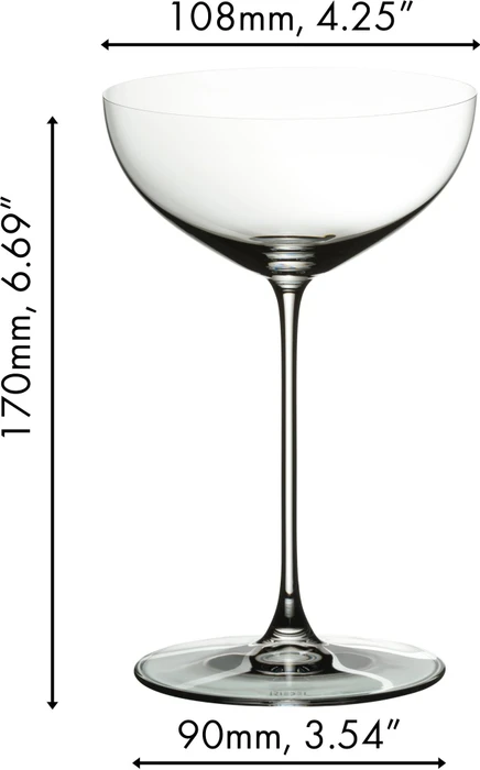 Riedel Veritas Sektschale/Cocktailglas, 2 Stück