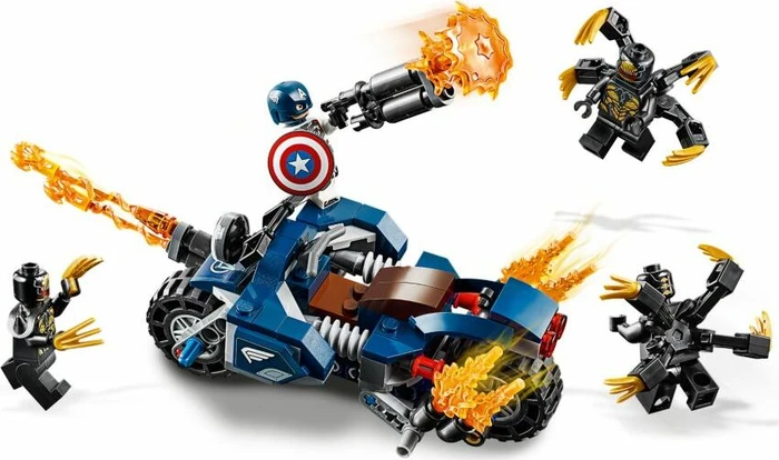 LEGO Marvel Super Heroes Spielset - Captain America: Outrider-Attacke