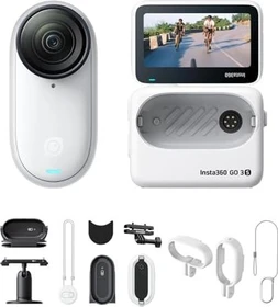 Insta360 Go 3S Fahrrad-Multiview-Bundle 64GB weiß