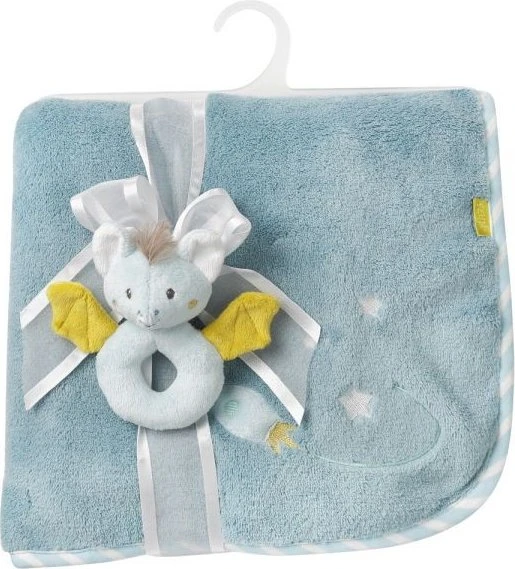 Fehn Kuscheldecke Little Castle Fledermaus