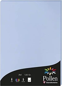Clairefontaine Pollen Universalpapier lavendelblau, A4, 120g/m², 50 Blatt