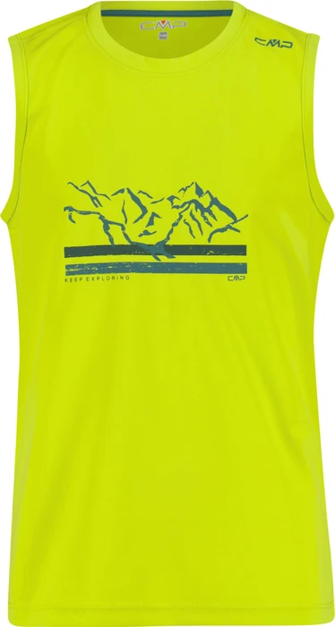 CMP Adventure Muster Funktionsshirt ärmellos acido (Junior)