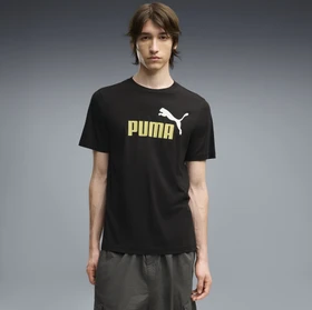 Puma Essentials 2 Colour No. 1 Logo T-Shirt kurzarm puma black/rustic olive (Herren)