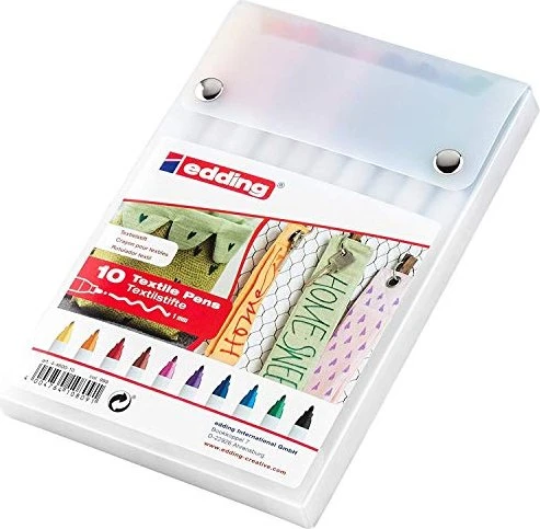 edding 4600 Textilmarker Fun sortiert, 10er-Set