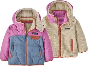 Patagonia Baby Reversible Tribbles Hoody Funktionsjacke barnacle blue (Junior)