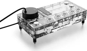 Alphacool Core Distro Plate 240 Rechts mit VPP, Verteilerplatte mit Pumpe